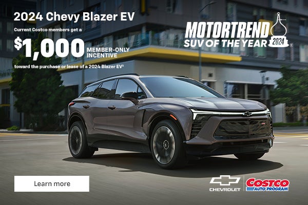 2024 Chevy Blazer EV. The first-ever, all-electric Blazer EV. $7,500 Ultium Promise Bonus Cash. P...